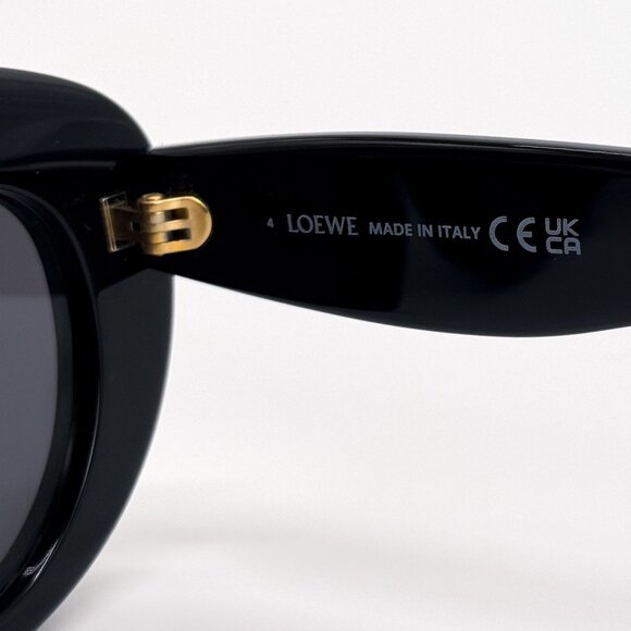 NEW LW40153I 01A, LOEWE BLACK WOMEN SUNGLASSES LOEWE - Picture 9 of 10